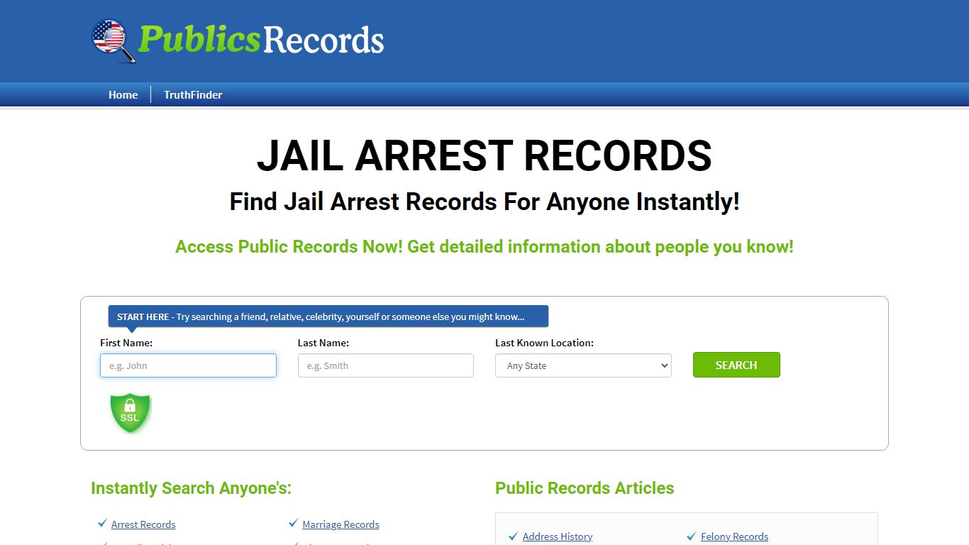 Find Jail Arrest Records For Anyone